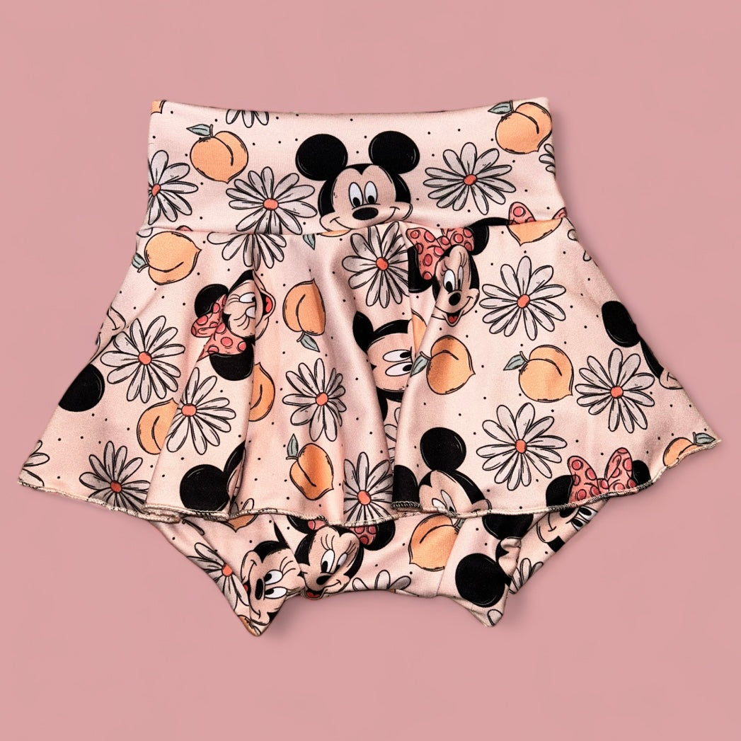 Peachy Mouse Skirted Bummies