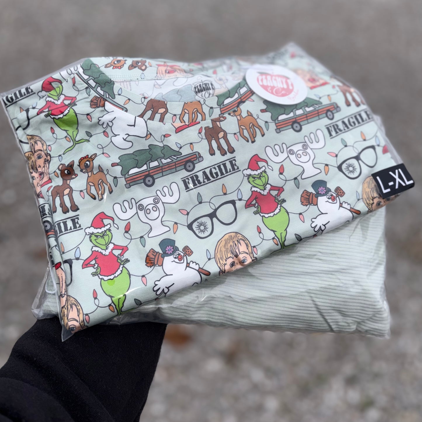 Christmas Adult Jogger Solid Set