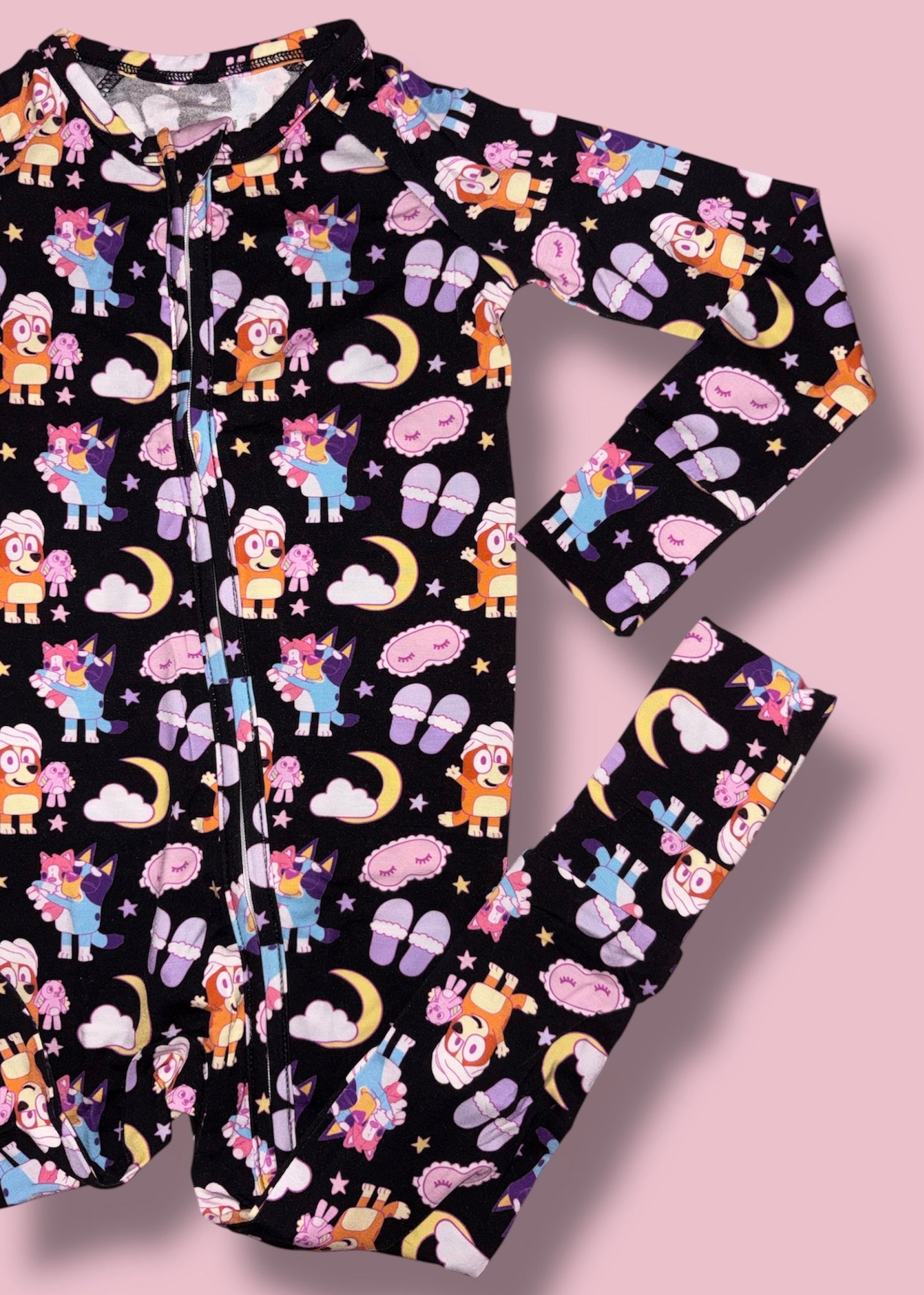BEDTIME SISTERS KIDS ZIPPIES & LONG SLEEVE/PANTS SETS (PRE ORDER)
