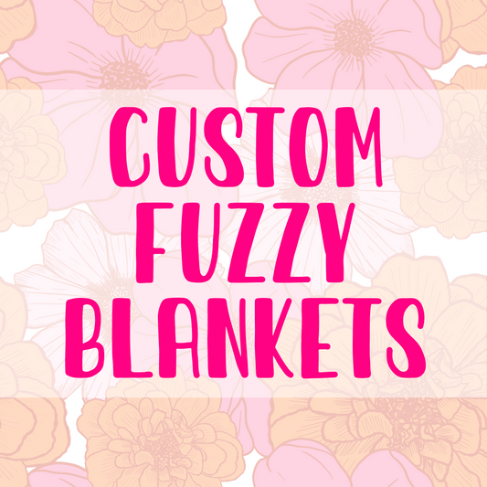 You Pick Design Fuzzy Blanket