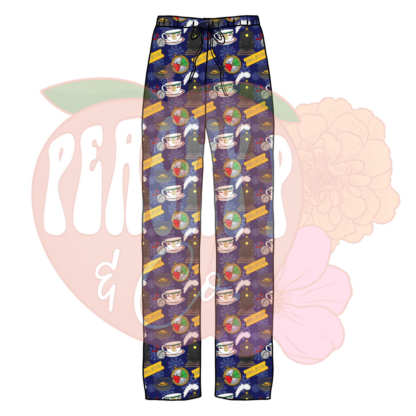 CHRISTMAS TRAIN ADULT PANTS ✨EXTRAS✨